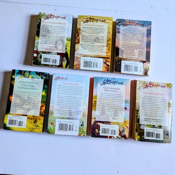 Inspirational Romance Set of 7 Small Paperback Steeple Hill VTG Love Inspired - Picture 4 of 9